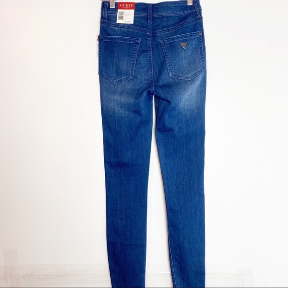 Women’s Guess denim gems high rise skinny jeans - Picture 2 of 13
